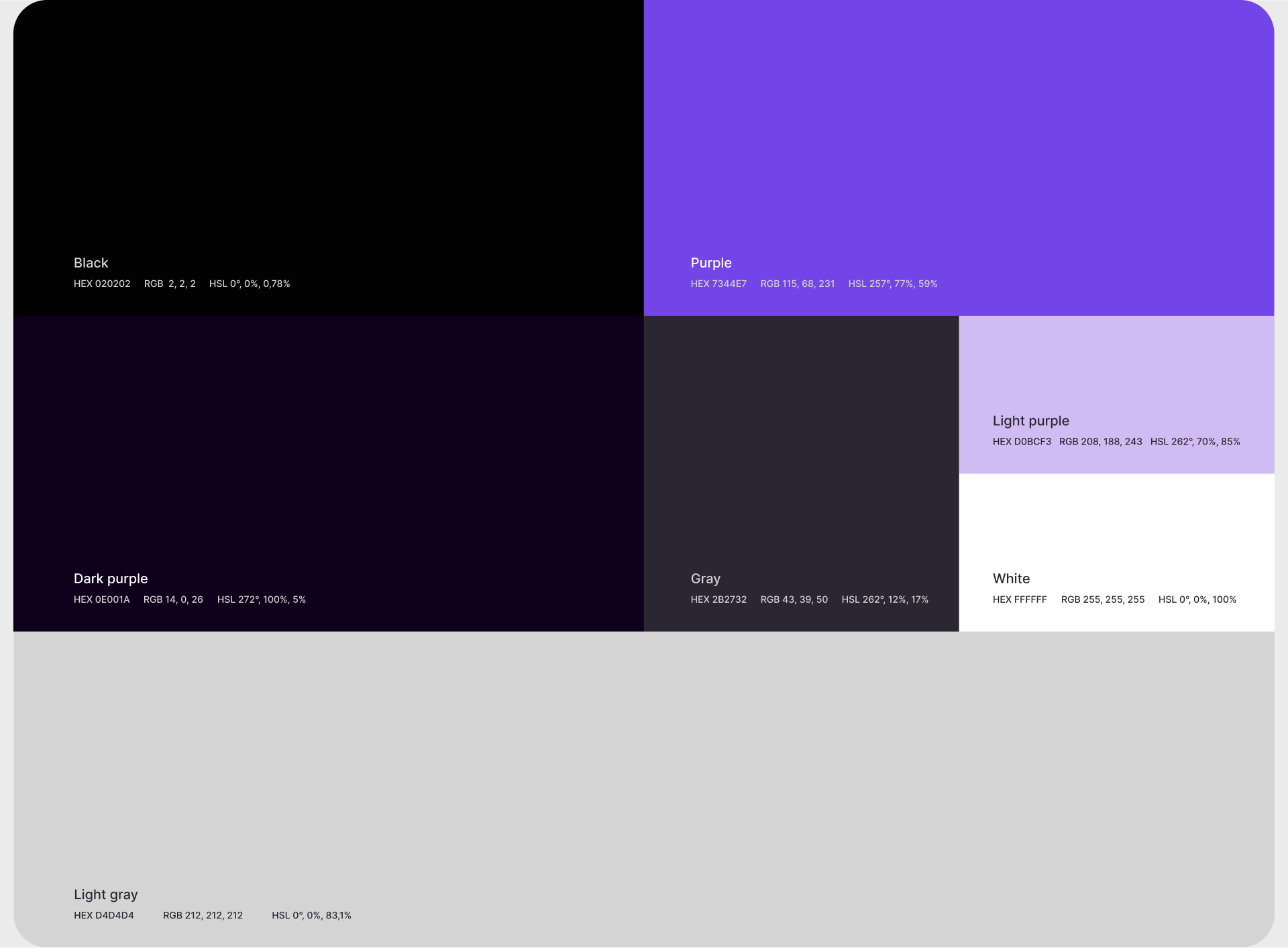 No-code Conf — colors